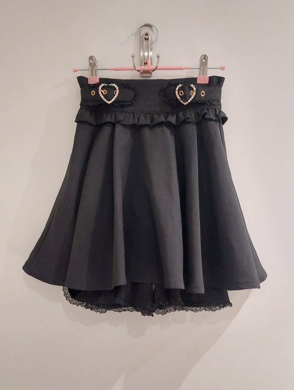 Rojita Heart Buckle Skirt with Shorts